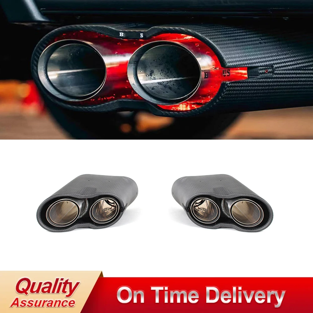 

G WAGON W463A W464 G63 G500 W464 BA B900 Rocket Style Exhaust Tips With Tape Lights Without Logo End Pipes Muffler Tips