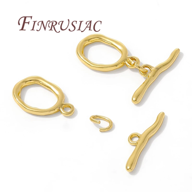 18K Gold Plated Toggle Clasp For Jewelry,Bracelets Locks,OT Clasp For Jewellery,Necklace Clasps Connectors,DIY Accessories - view 4