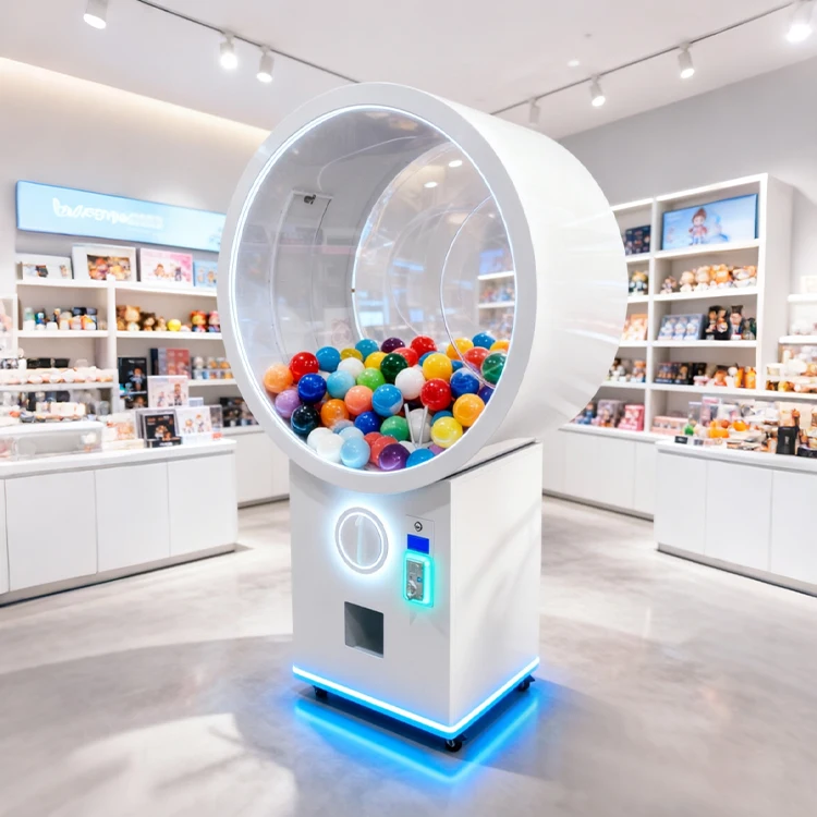 New Arrival Magnifier Shape ODM/OEM Indoor Amusement Equipment   Toy Vending Machine Coin Operated Gachapon Machine