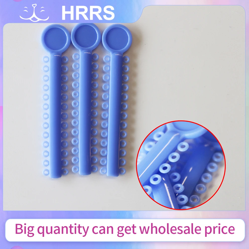 

40Sticks 1040Pcs Dental Ligature Tie Rubber More Elastic Orthodontic Rubber O tie 48Colors