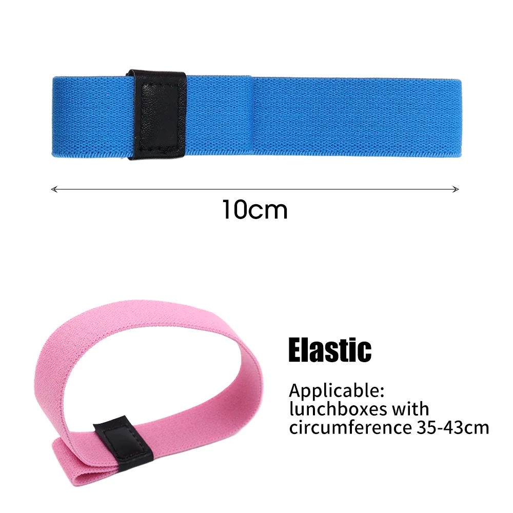 3/1pcs Fixing Rope for Lunch Box Bento Colorful Elastic Bento Straps Food Container Bands Adjustable High-stretch Lunchbox Strap