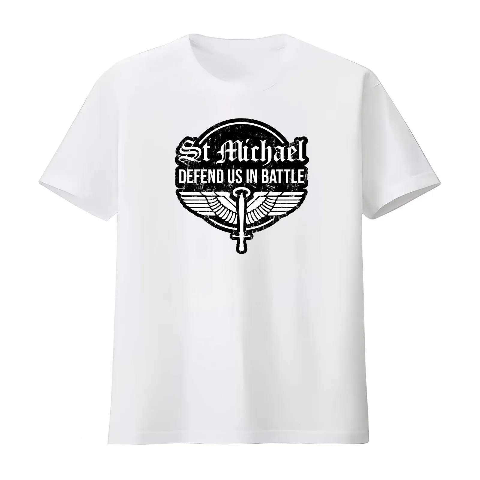 Fun Catholic gifts - st michael archangel V4 catholic gift shop and store for baptism confirmation first communion we T-Shirt