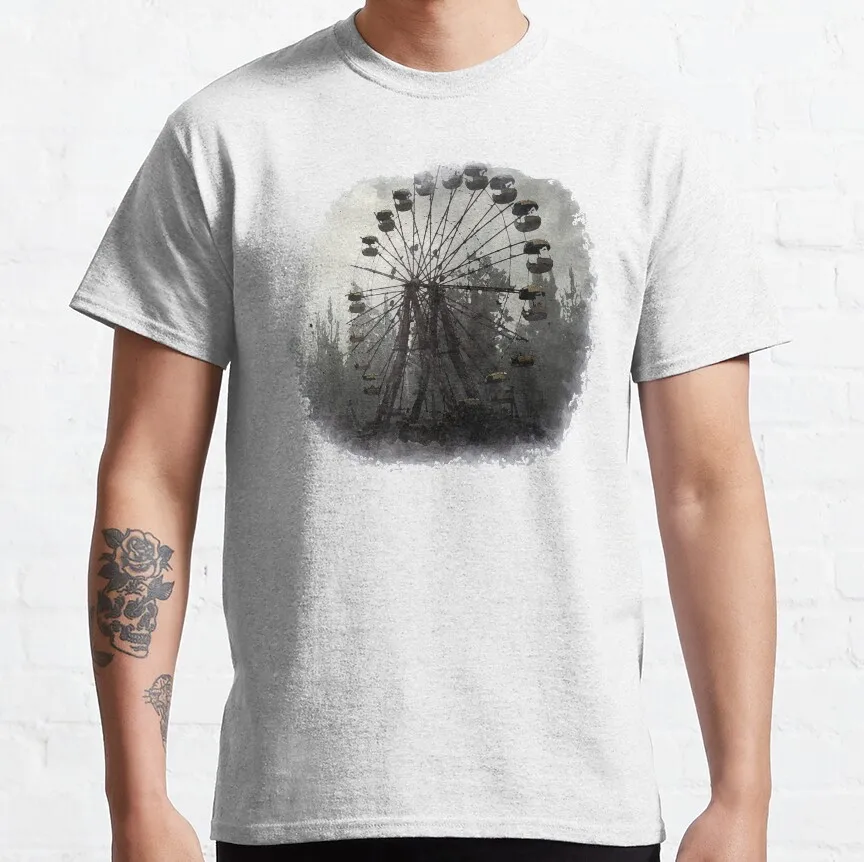

STALKER 2 Heart of Chernobyl Danger exclusion zone t shirt 0214 GSC game world Ghost City Pripyat Graphic Clothes All size Tops
