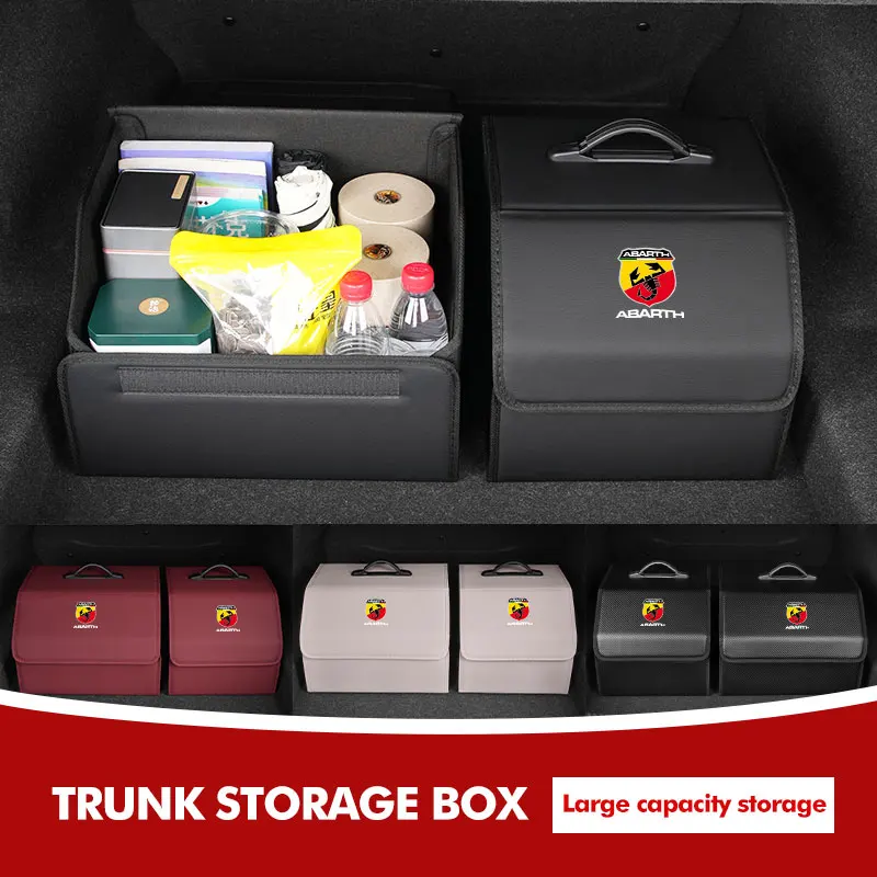 

Car Trunk Storage Box Organizer Stowing Tidying Container Bag For Abarth Fiat Grande Punto Tipo Stilo Ducato Palio 500x