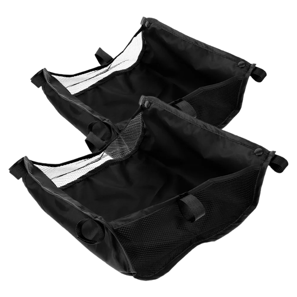 

2 Pcs Cart Storage Bag Stroller Accessories Umbrella Baby Organizer Oxford Cloth Baskets Decoration under