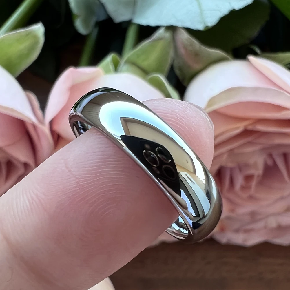 3MM Wemen der Wolfram Hochzeit Ringe Für Männer Mode Engagement Gewölbtem Bands Poliert Fertig Komfort Fit – Detail 9