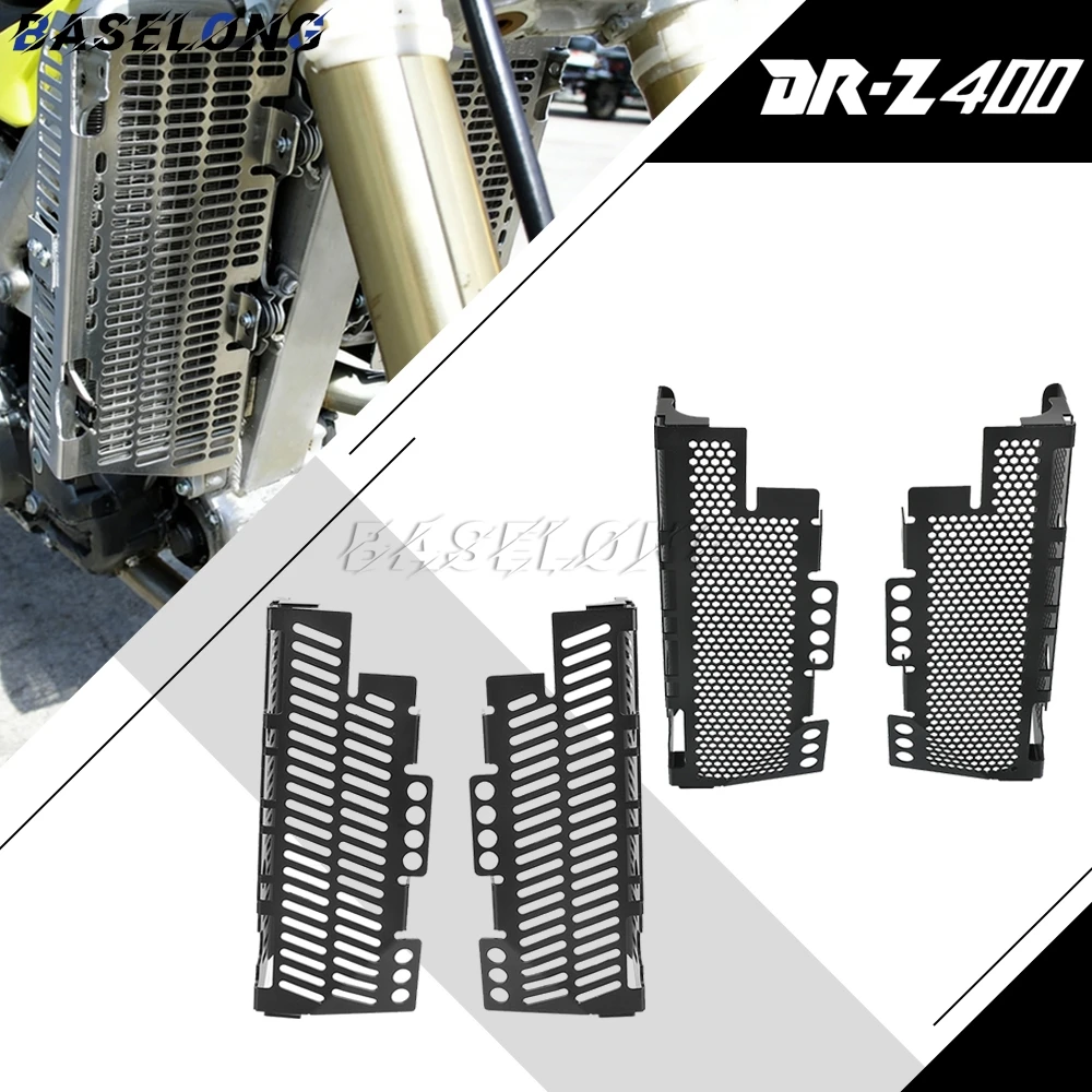 

DRZ DR-Z 400 S SM Motorcycle Accessories Radiator Grille Guard Protective Cover For Suzuki DRZ400 DR-Z400 / E / S / SM 2000-2024