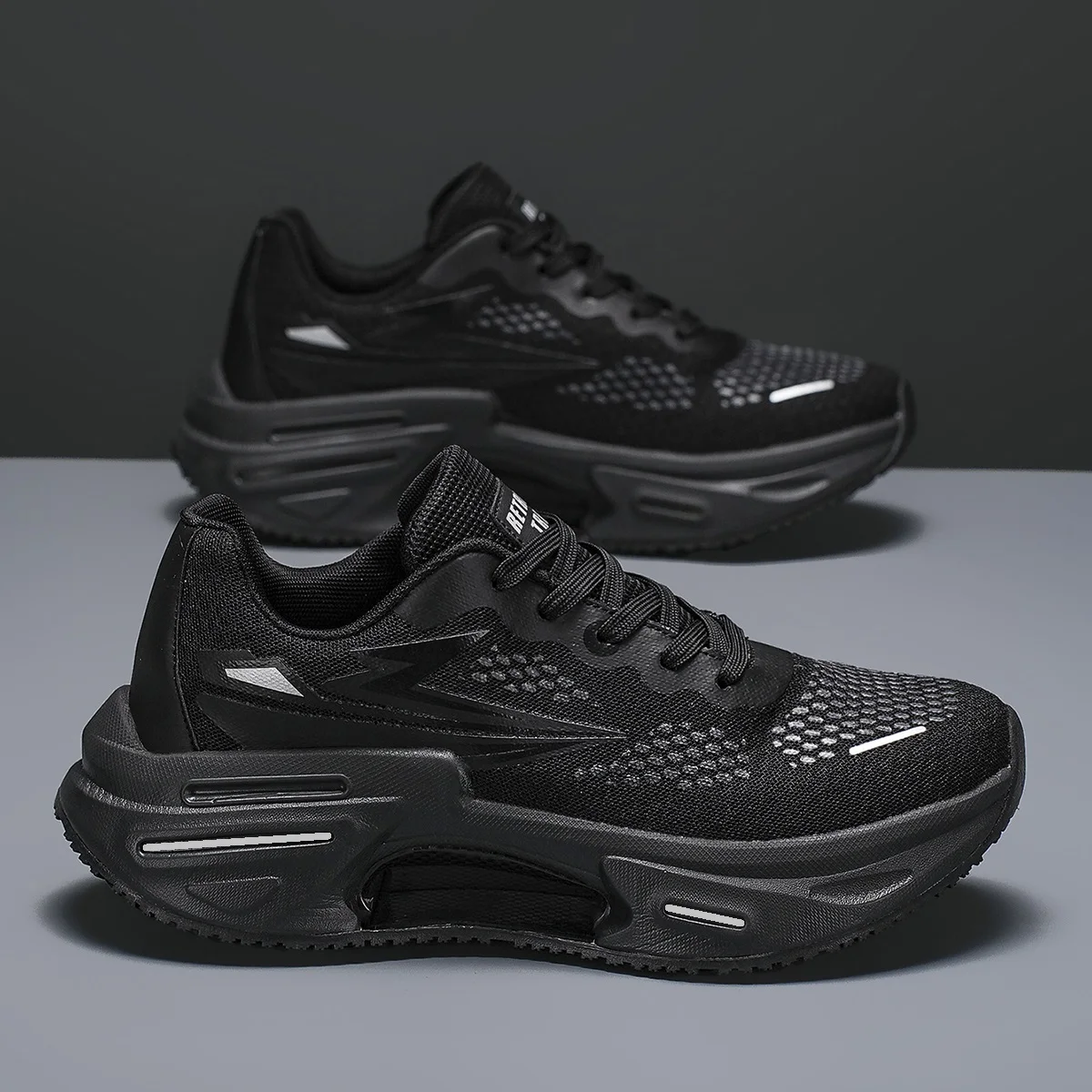 Men's Running Shoes Jogging Sneakers Trainer Race Breathable Luxury shoes Non-Slip Mesh Outdoor Couple Cushioning Off-road Shoes