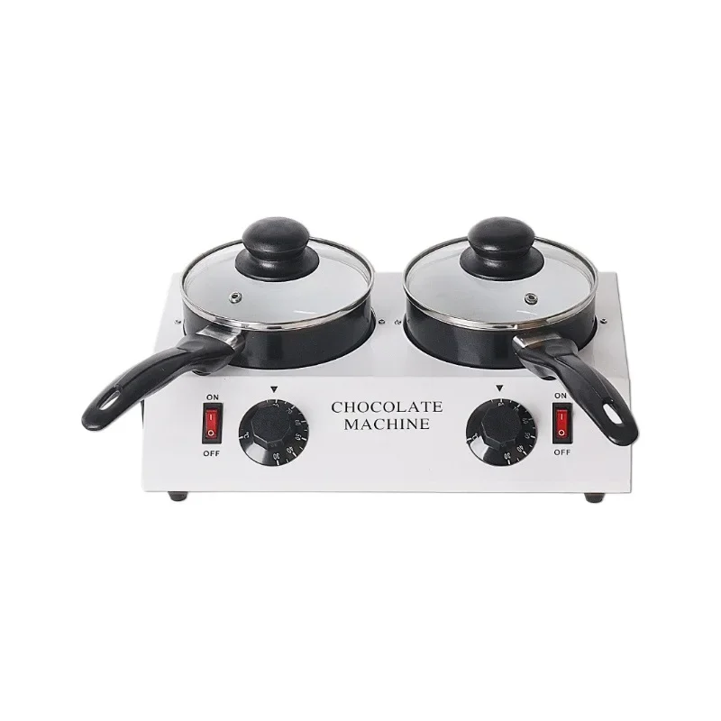 

Household dessert making double-cylinder chocolate hot melt machine, electric heating at both ends, constant temperature jam
