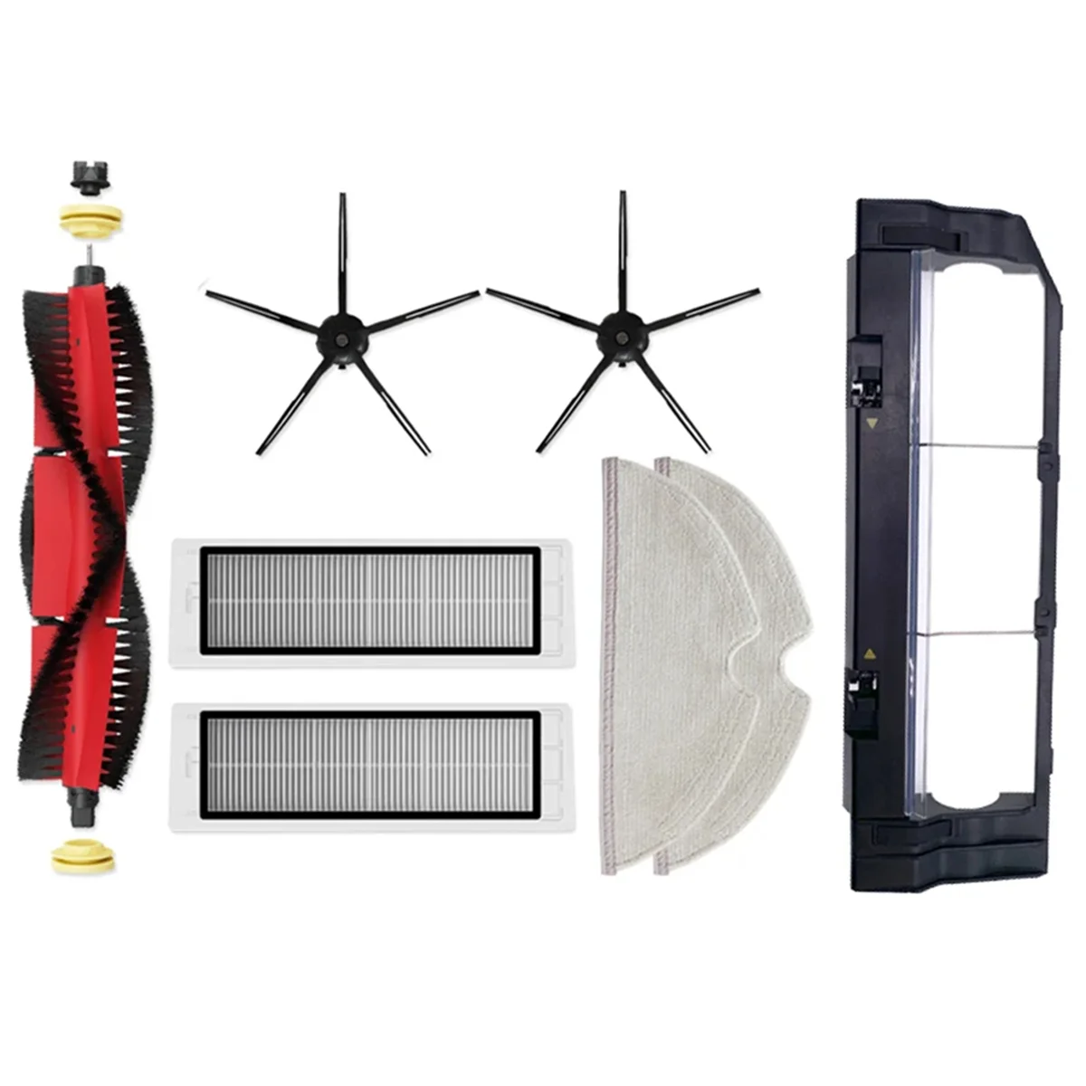 Vadrouille à filtre A58E-Hepa pour Roborock S5 S502-00 S502-02 S5 Max S6 S6 MaxV S6 Pure E4 E5, pièces pour aspirateur Robot, brosse latérale principale