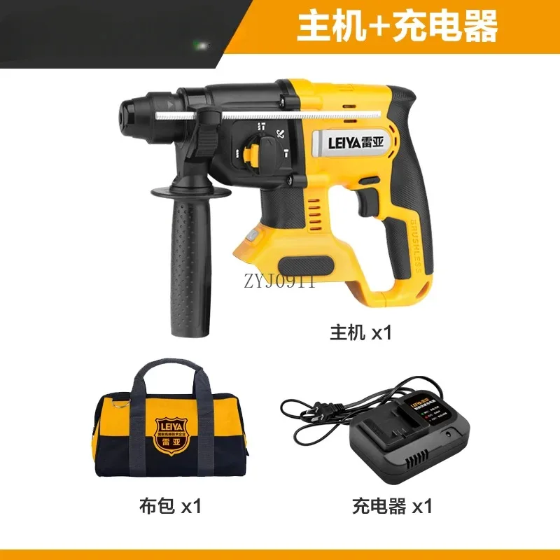 مطرقة كهربائية قابلة لإعادة الشحن بدون فرش، مثقاب كهربائي ببطارية ليثيوم، مثقاب كهربائي من الدرجة الصناعية