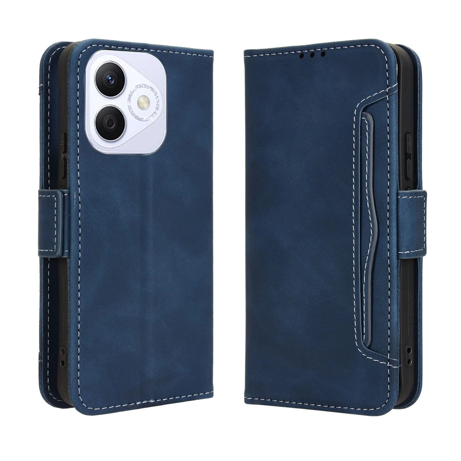 Flip Leather Cover For Honor X60i LYN-AN00 6.7 inch Separate Type Magnet Button Many Card Slot Wallet Shockproof Phone Case