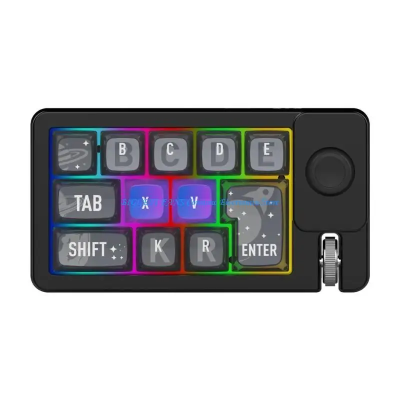 

Color Gaming Keyboard 3 Mode Wireless 2.4GHz Corded Customizable Macros Full Programmability Hot Swappable