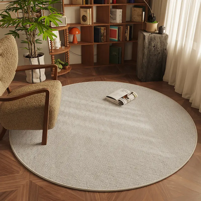 Stain-Resistant Round Meditation Rug - Durable Sound Bowl & Acoustic Mat for Yoga, Home Decor Thick Non-Slip Floor Cushion