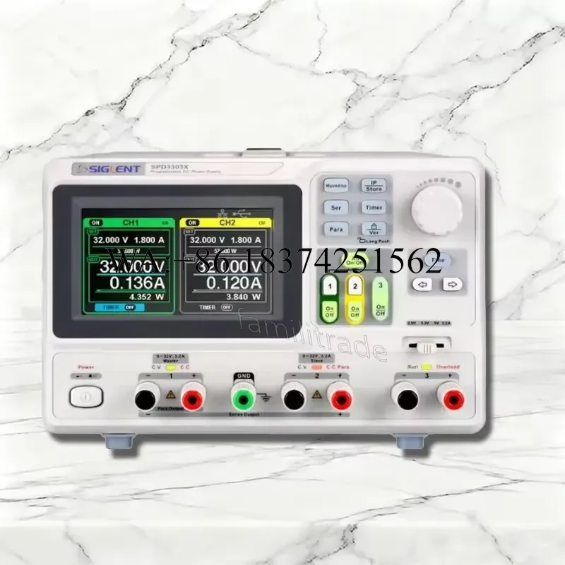 Wmwmnu for SPD3303X-E SPD3303C 220W 3CH Linear DC Power Supply 32V 3.2A 10mV 10mA LAN USB Programmable SPD3000X