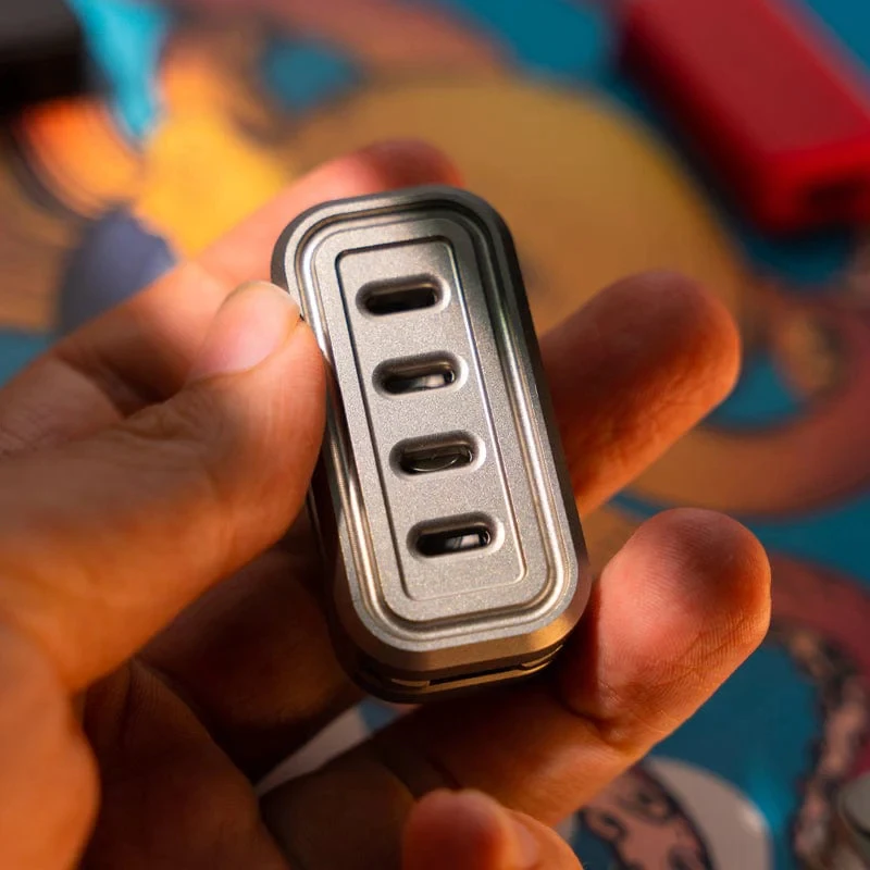 Fidget Toys EDC 장난감 Fidget Spinner 3 레이어 튜닝 포크 슬라이더 스테인레스 스틸 안티 스트레스 감각 장난감 ADHD Fidgeting Toys