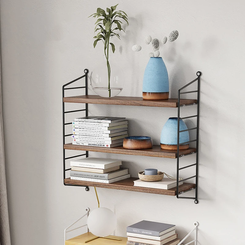 Metal Bookshelf Unique Organzier Nook Indoor Creative Design Display Cabinet Magazine Prateleira Livros Industrial Furniture