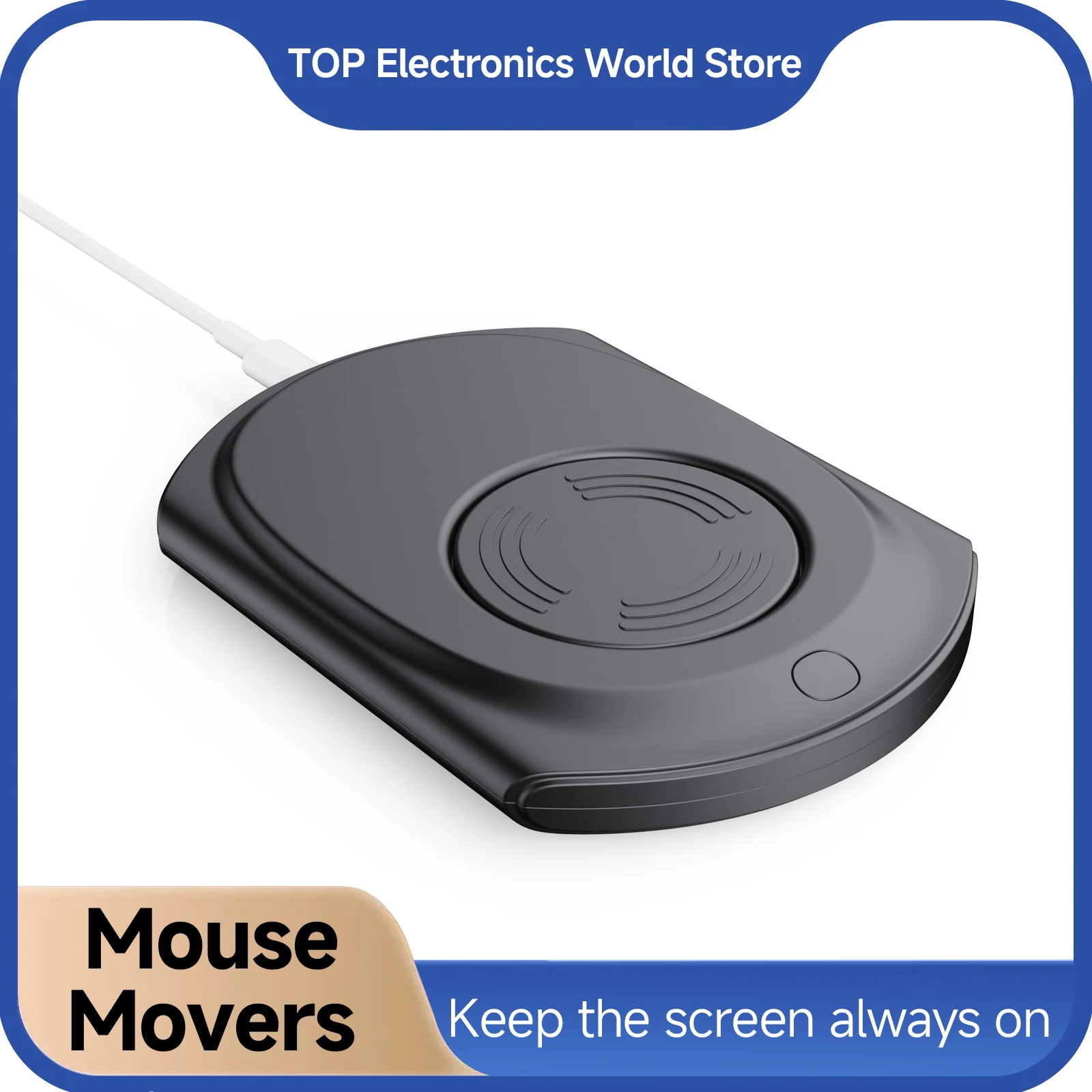 

Mouse Jiggler, Ultra Slim, бесшумный, 20 дБ, необнаружимый перемещение мыши, имитирующий реалистичный механизм, шейкер без водителя