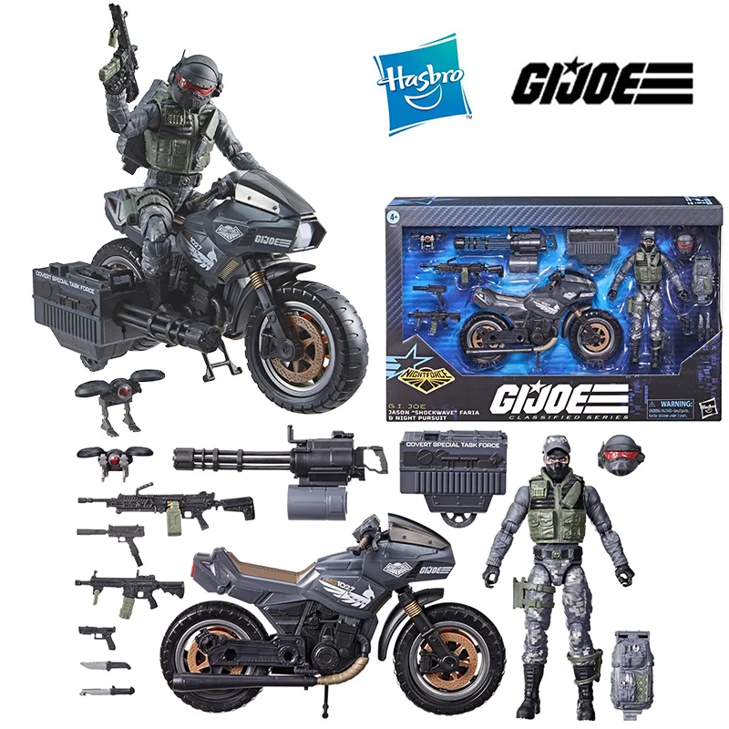 

Hasbro G.I.JOE классифированная серия 127 Джейсон амортизирующая волна Фария и ночное преследование 16 см оригинальная экшн-фигурка модель игрушка подарок коллекция