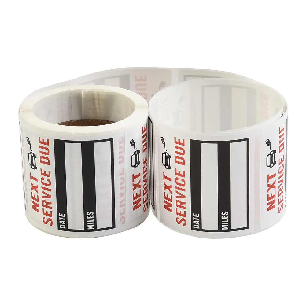 سيارة شاحنة تذكير ملصقات 1 لفة أدوات السيارات خدمة تغيير الزيت تذكير ملصقات 1 لفة 150 قطعة لا شيء جودة عالية