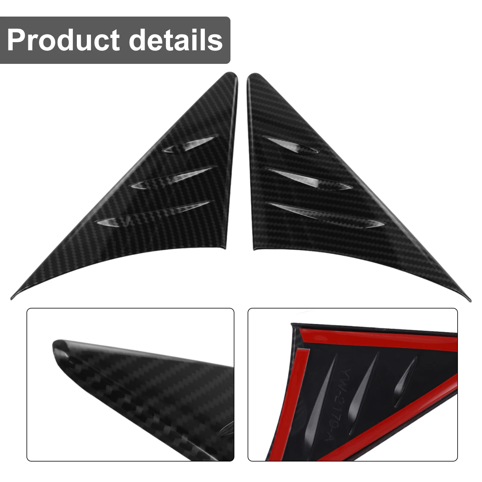 Wind Buffeting Deflector Trim in Carbon Fiber for Toyota For Supra A90 2019 2022 Smooth Driving Experience Guaranteed