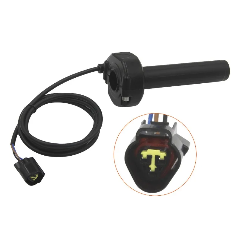 

Дроссельная ручка с датчиком Холла для электровелосипеда Light Bee Off-Road, водонепроницаемая, с кабелем 60 см, замена ручки на руль