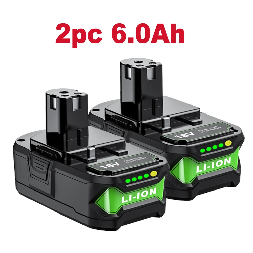 8000mAh Akku für Ryobi 18V 8,0AH Lithium ONE Plus RB18L50 P108 P107 / Ladegerät 8000mAh Akku für Ryobi 18V 8,0AH Lithium ONE Plus RB18L50 P108 P107 / Ladegerät