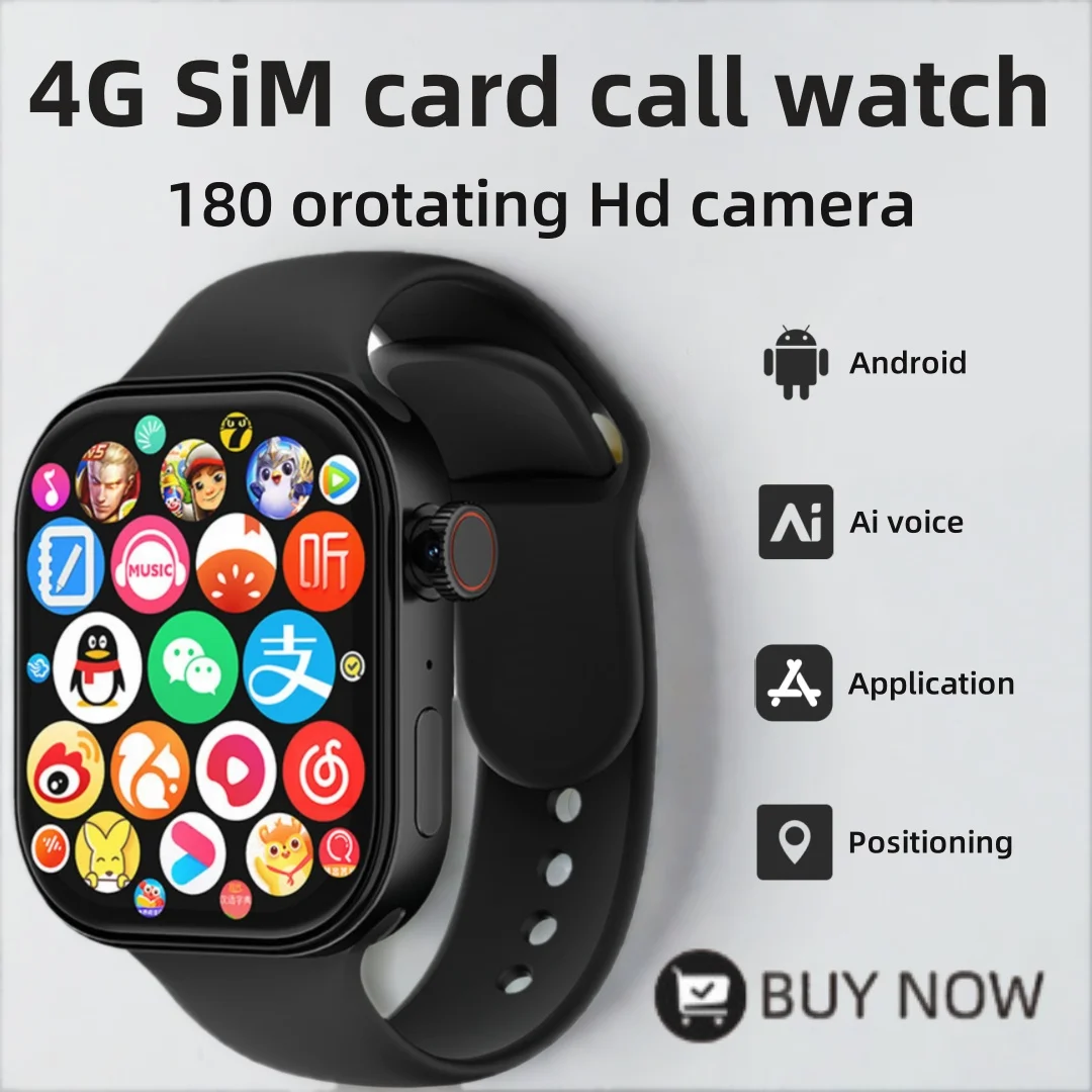 

Смарт-часы 4G Android VP99 с широкоэкраном 2,29 дюйма LTE 180 ° вращающаяся камера, слот для SIM-карты, GPS, WIFI Play Store