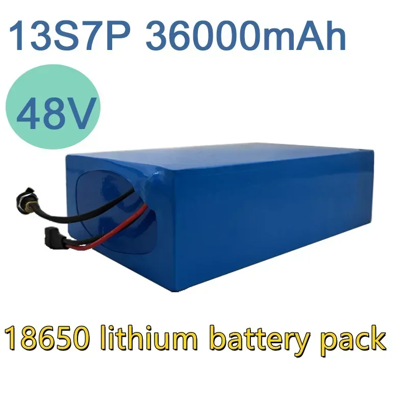 2024 13S7P Battery 100% Original Lithium-ion Battery 48V 36Ah 750W 1000W 54.6V Charger Suitable for Bicycles, Scooters, 20A BMS