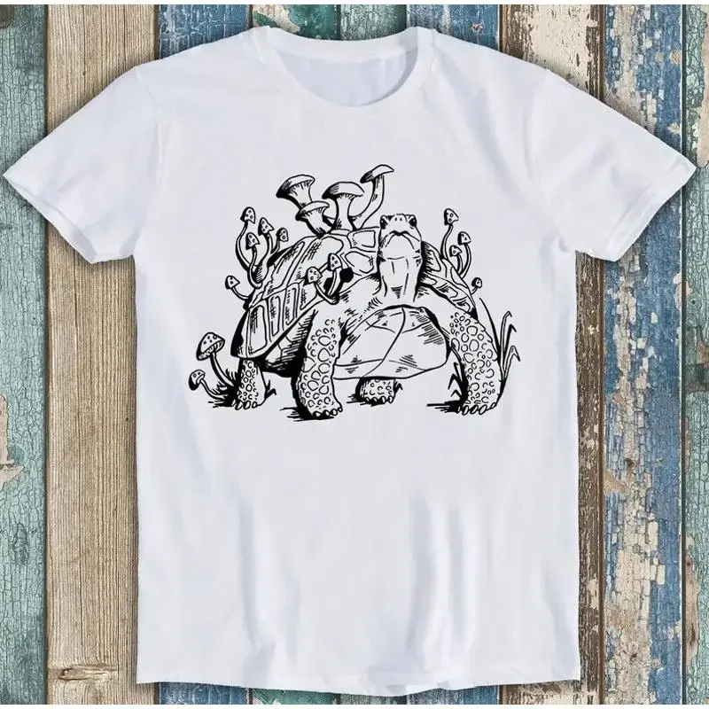 Tortoise Mushrooms Nature Mycology Best Seller Funny T Shirt M1580
