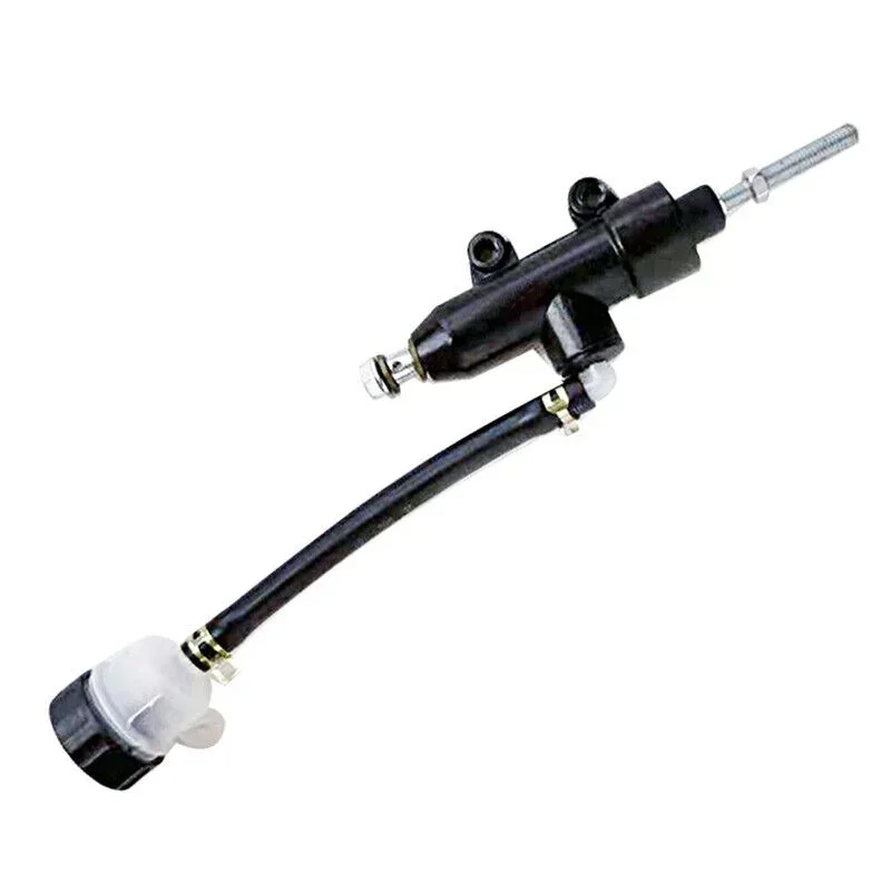 Motorcycle Pit Bike Plunger Rear Brake Master Cylinder w/Oil Cup Fluid Reservoir