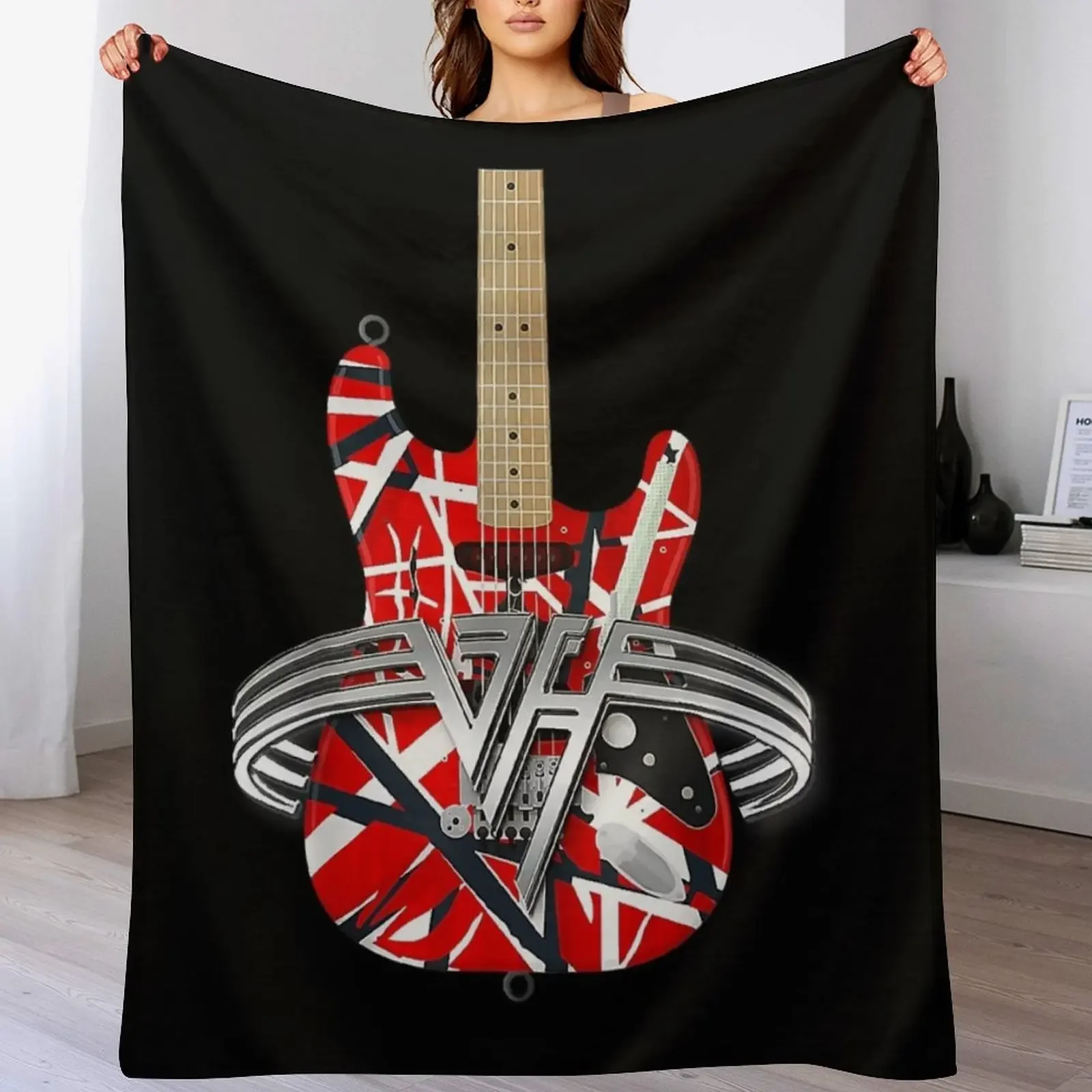 Classic Guitar Vintage Tee 1960s Outfits For Men, Women . Throw Blanket Extra Large Throw Thermals For Travel Thin Nap Blankets