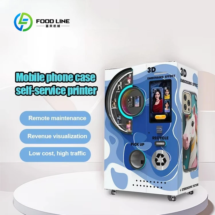 Customized Self-Service Fully Automatic Mobile Phone Case Vending Machine Innovative Coin Bill Credit Card Acceptor Retail