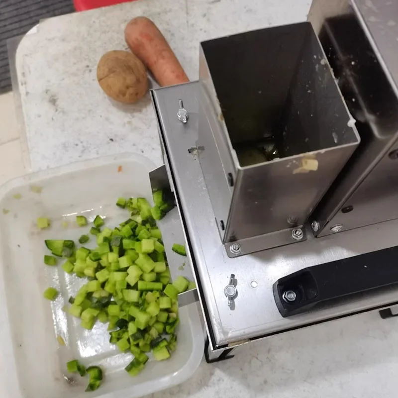 Dicer Cutting Machine 220 V/110 V Fruit Dicer Potato Onion Melon Carrot Cucumber Dicing Machine
