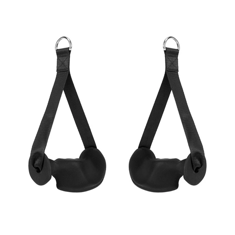 

Ergonomic Pulley Cable Machine Handle Bicep Tricep Handle Pull Down Grip