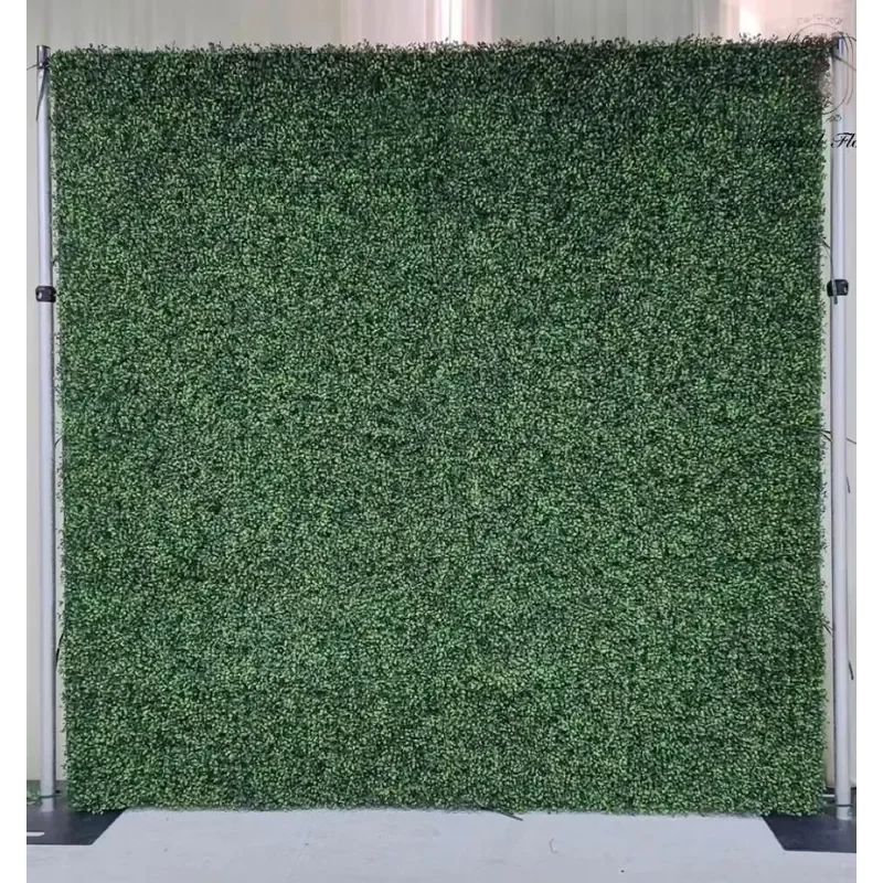 for YOPIN 1558 Salon Panel Artificial Hedge Boxwood Wedding Roll up Cloth Grass Backdrop Wall