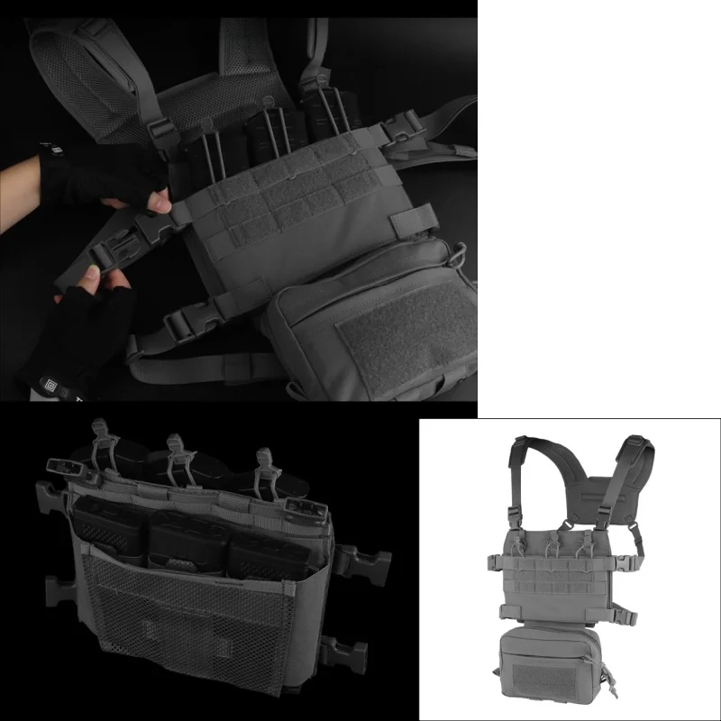 

R Assault Chest Rig | MOLLE Compatible & Adjustable Modular Harness | For Hunting & Outdoor Shooting