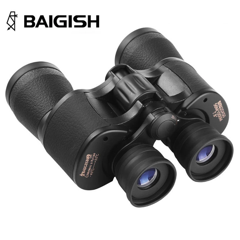 BAIGISH Telescope 20x50 HD High Powered Binoculars Long Range Military Spyglass With Bak4 Prism FMC Lens Optical For Hunting