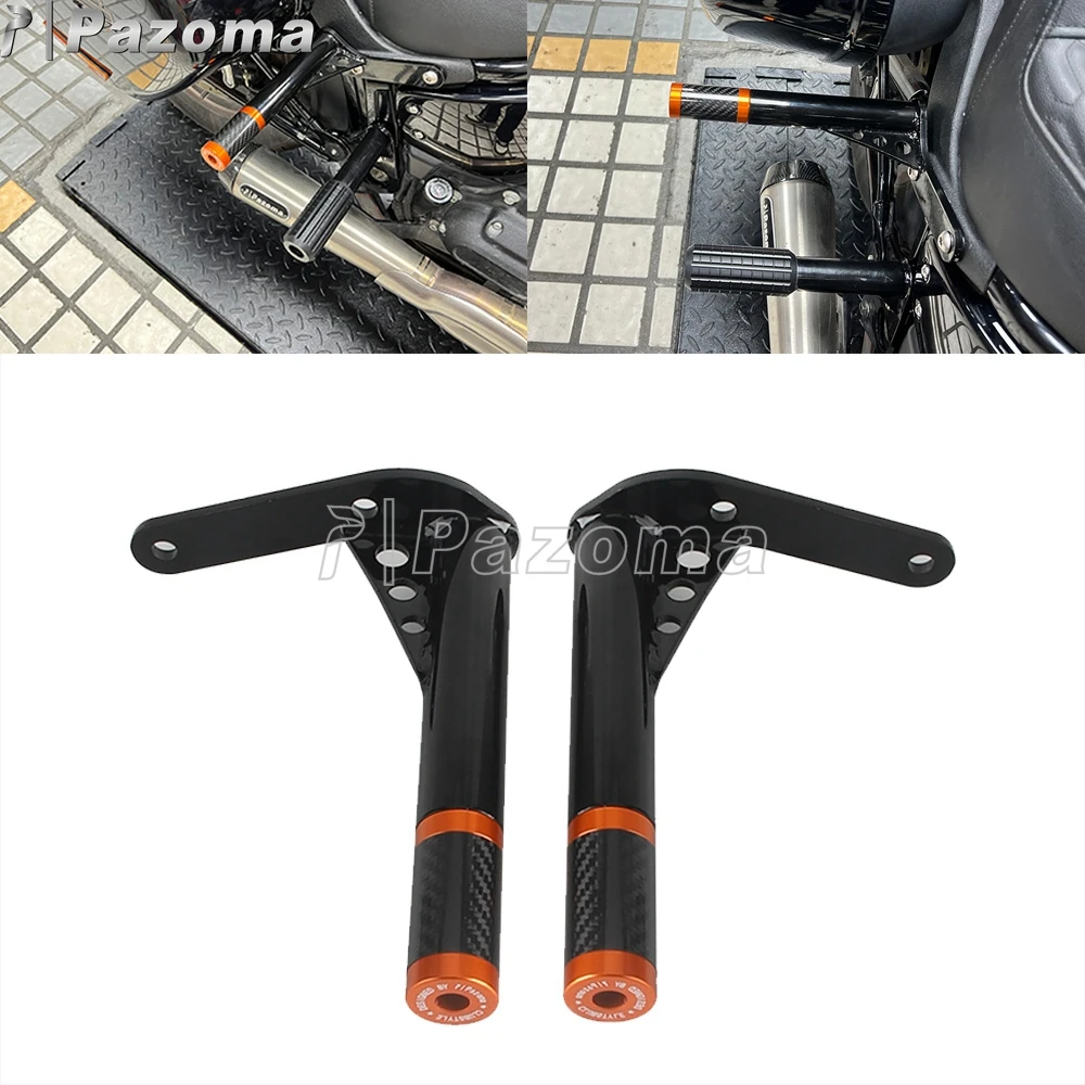 Motorfiets Zadeltas Crash Bar Voor Harley Softail Low Rider ST 117 FXLRST Voorste Motor Guard Falling Protector Aluminium 2022-24