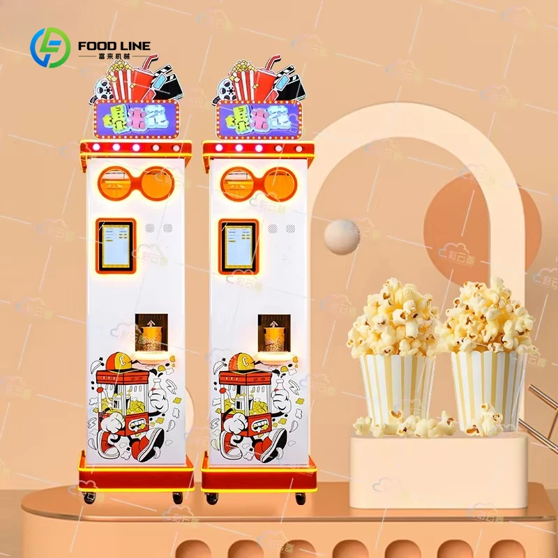 

Coin Operated Popcorn Machine Bulk Factory Credit Card Popcorn Machine