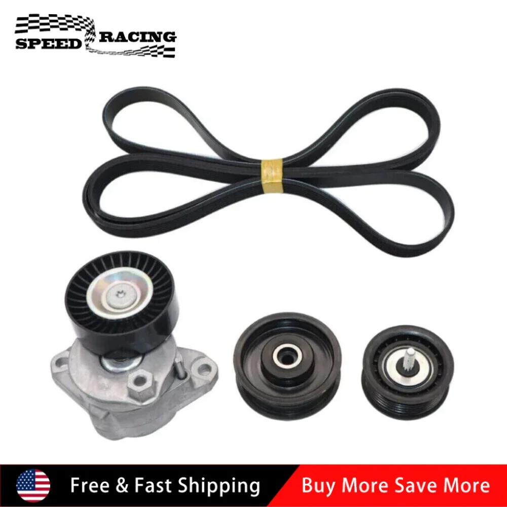 

2722021419 2722000270 Drive Belt Tensioner & Idler Pulley Serpentine Belt kit for Mercedes-Benz 2006-2011 2722021019