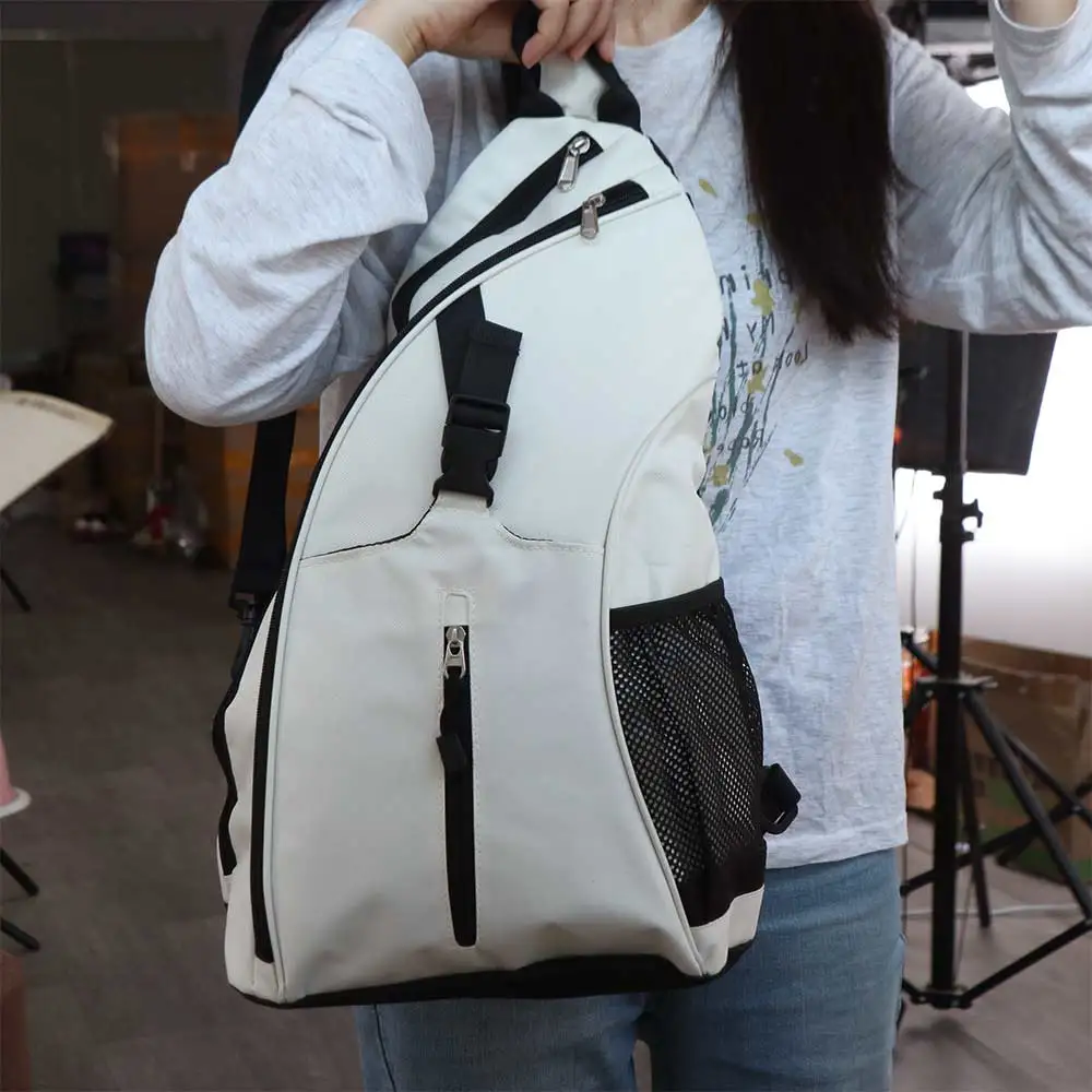 Large Capacity Tennis Racket Carrying Bag Waterproof Adjustable Strap Racquet Shoulder Bag Professional Multipurpose