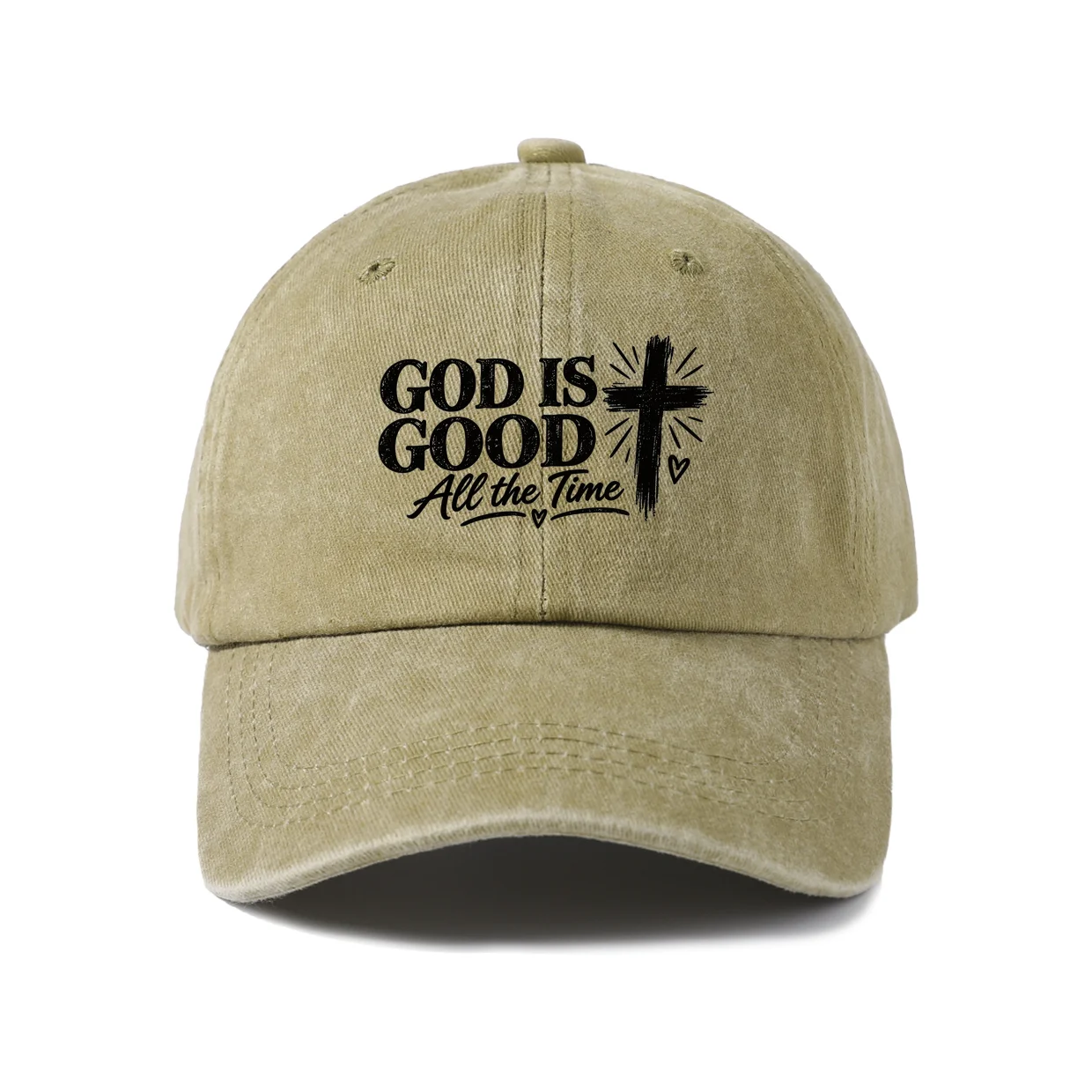 Expressive Slogan Graphic Baseball Cap, Vintage Washed Adjustable Unisex Dad Hat, Everyday Gift