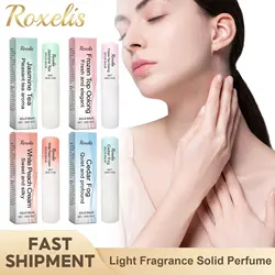 Women Perfume Solid Light Fragrance Lasting Floral Scent Sweet Jasmine Peach Aroma Enhance Attraction Pheromone Solid Perfume