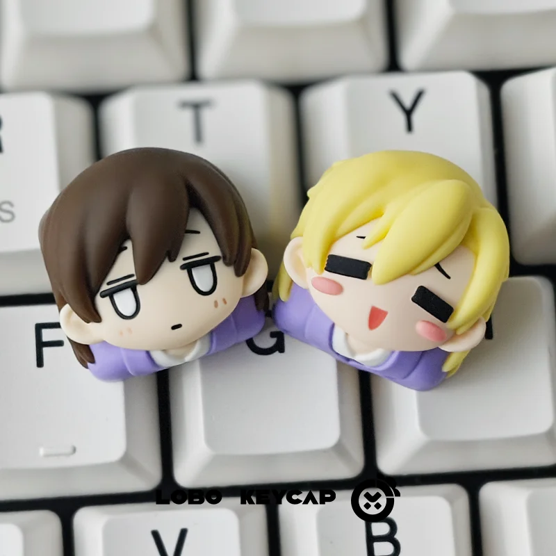 Oran High School Host Club Fujioka Haruhi King Keycap Personality Decoration Single Anime Keycaps Keyboard Accessories Esc Gifts