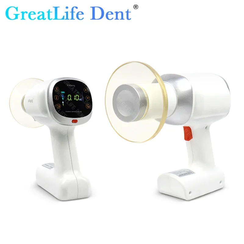 Greatlife Portable Dental X-Ray Machine Handheld Dental X Ray Camera 150mm Distance High Frequency RVG Image Sensor System