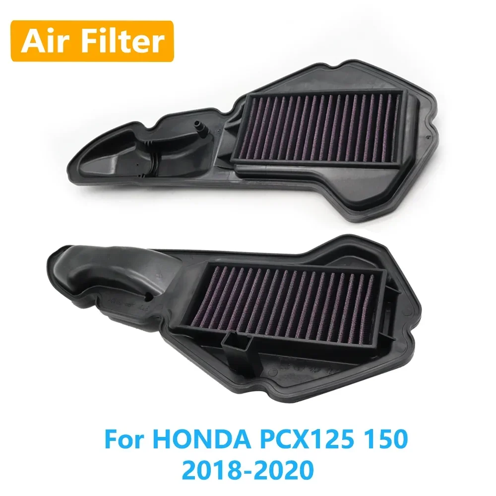 

Для Honda PCX125 PCX150 PCX 125 150 2018 2019 2020 двигатель мотоцикла очиститель воздухозаборника фильтра элемент воздушного фильтра
