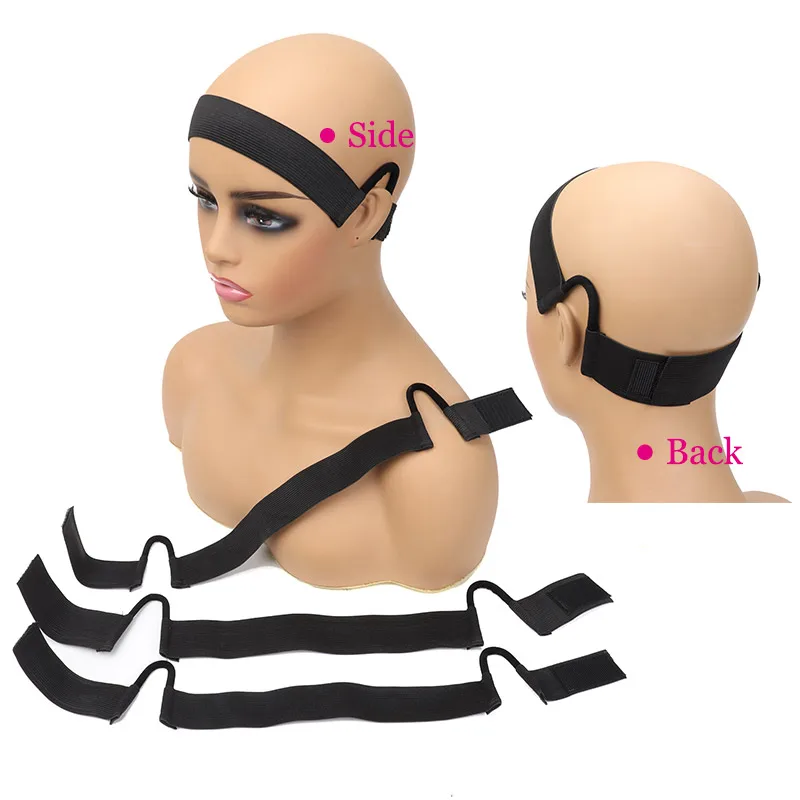 10-50Pcs Lace Melt Band Custom Logo Elastic Band For Wig Edges Wrap 3/3.5/4Cm Wig Band Lace Bands Wholesale Wig Accessories