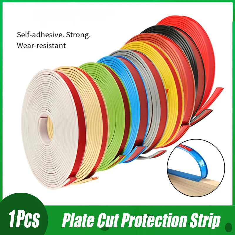 

1Pc U-shaped Edge Banding 9/12/15/16/18/20mm Self-adhesive TPE Rubber Tape Wood Board Chair Table Furniture Protector Decoration