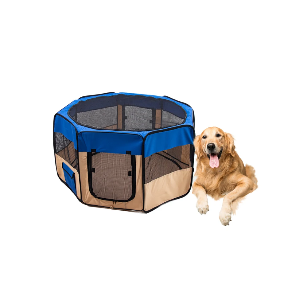 

STLFCustom Foldable Washable Pet Playpen Dog Cat Tent Breathable Anti Scratch Mesh Pet Playpen Oxford Cloth Kennel Pet Playpen